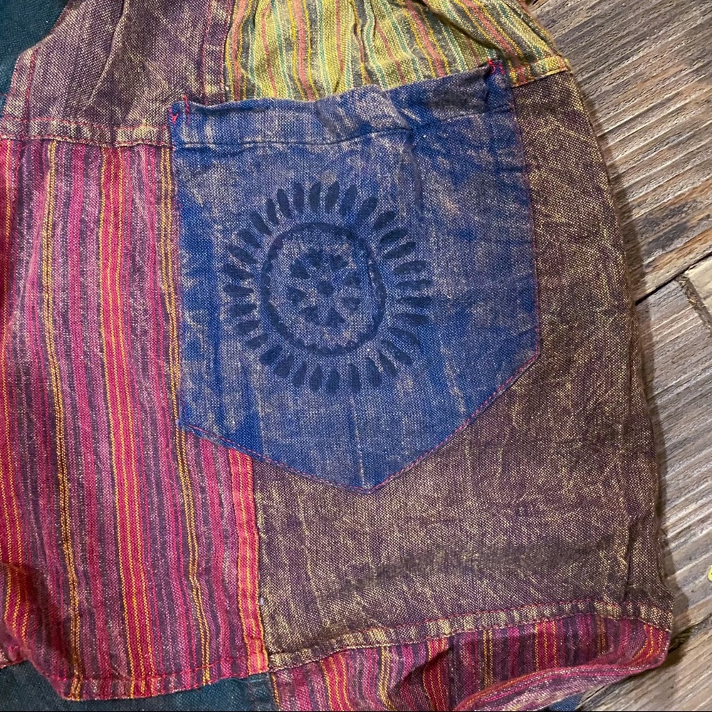 Boho Hippie patchwork pants - Picture 6 of 6